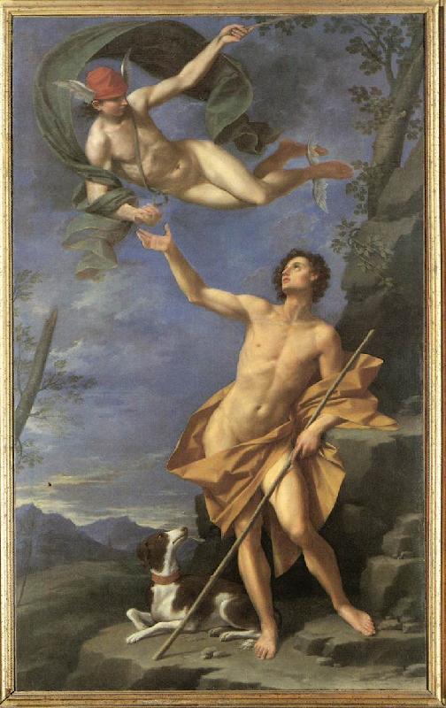 CRETI, Donato Mercury and Paris oil painting image